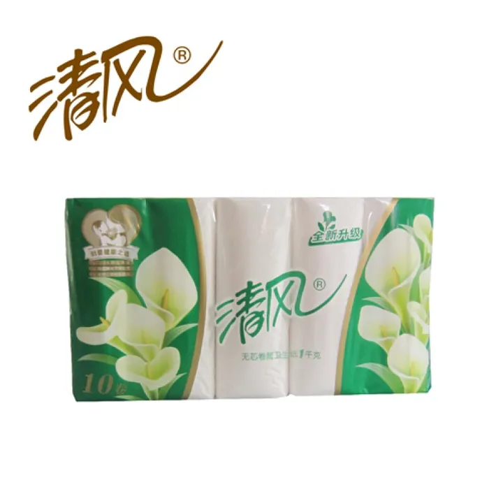 BREEZE/清风 无芯卷纸 B01BLM 100克 三层 单位:箱