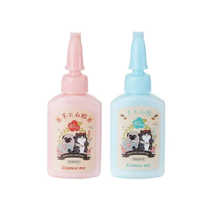 COMIX/齐心 手工白胶 WHB2676 颜色：白色 容量：40mL 单位:个