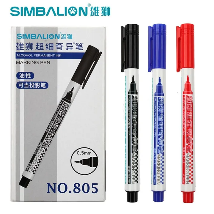 SIMBALION/雄狮 奇异笔 805 颜色：红色 单位:支