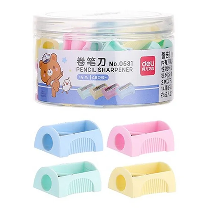 DELI/得力 卷笔刀 0531 颜色：混色 单位:桶
