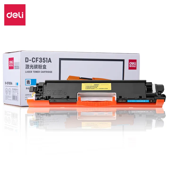 DELI/得力 墨粉盒 D-CF351A 青色 单位:支