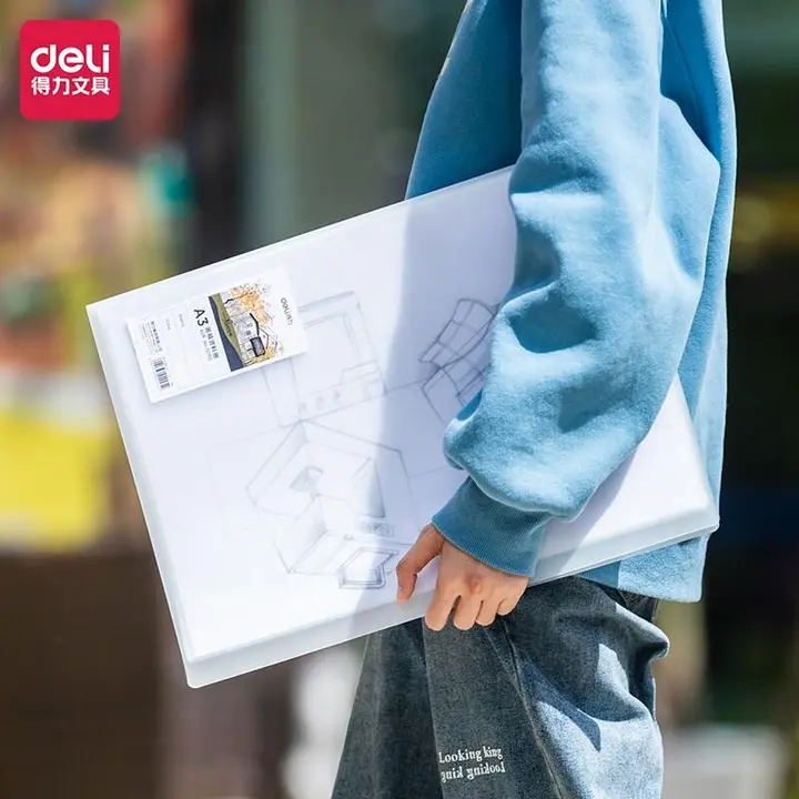 DELI/得力 资料册 72703 颜色：透明 单位:个
