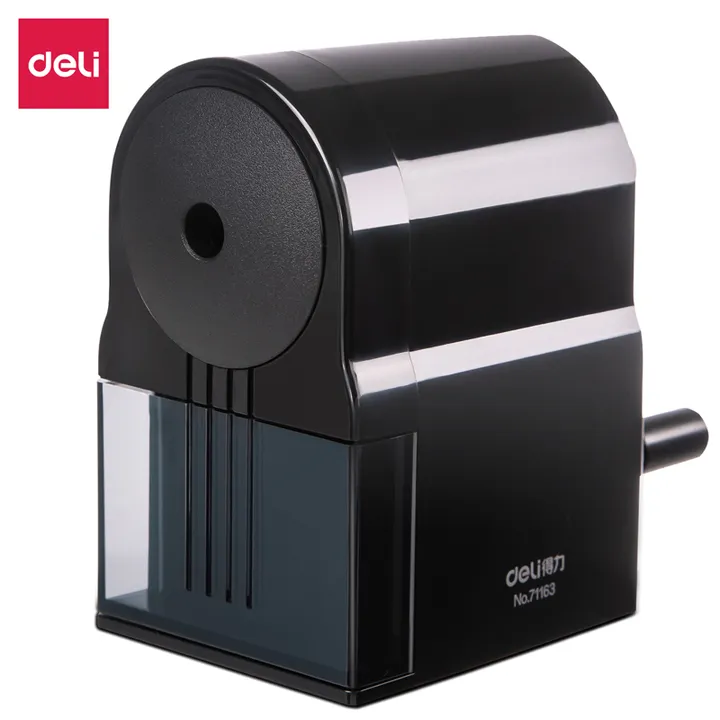 DELI/得力 自动进笔削笔机 71163 颜色：黑色 规格：109mm 尺寸：104×61 单位:个