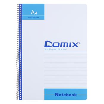 COMIX/齐心 螺旋装订本 A4 80张 C4513 规格：A4 包装数：80张 单位:本