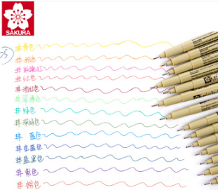 SAKURA/樱花 针管笔 XSDK01 #24(紫色) 0.25mm 单位:支