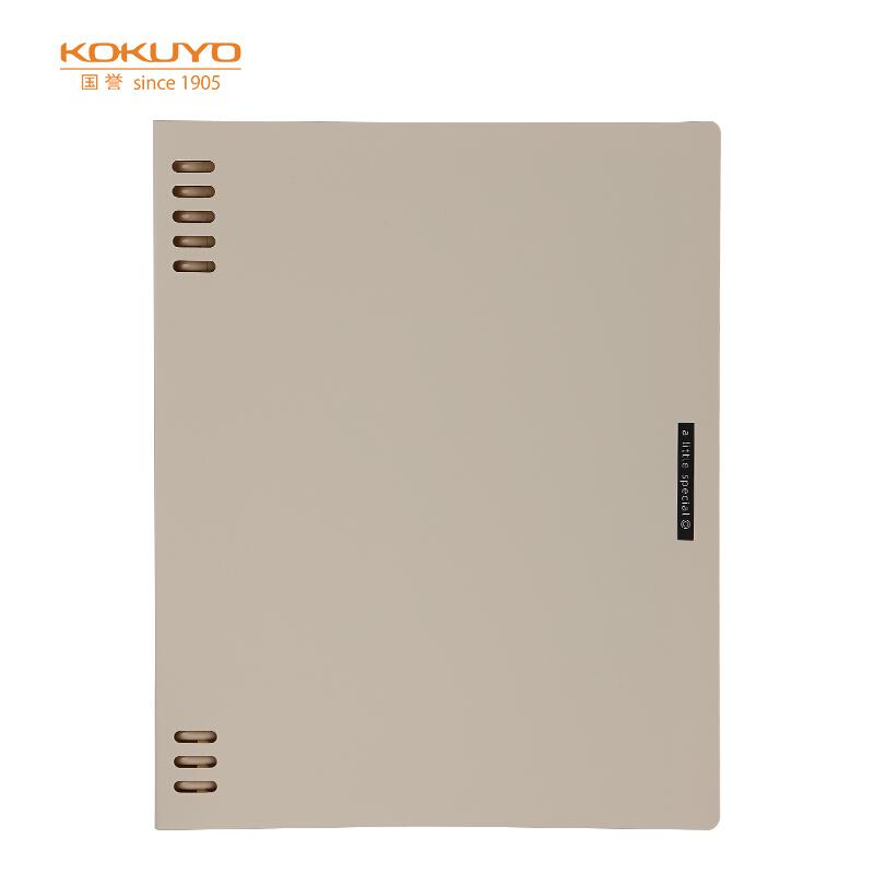 KOKUYO/国誉 一米新纯活页本 WSG-RUSP12LY 米色 A5 40页 单位:本