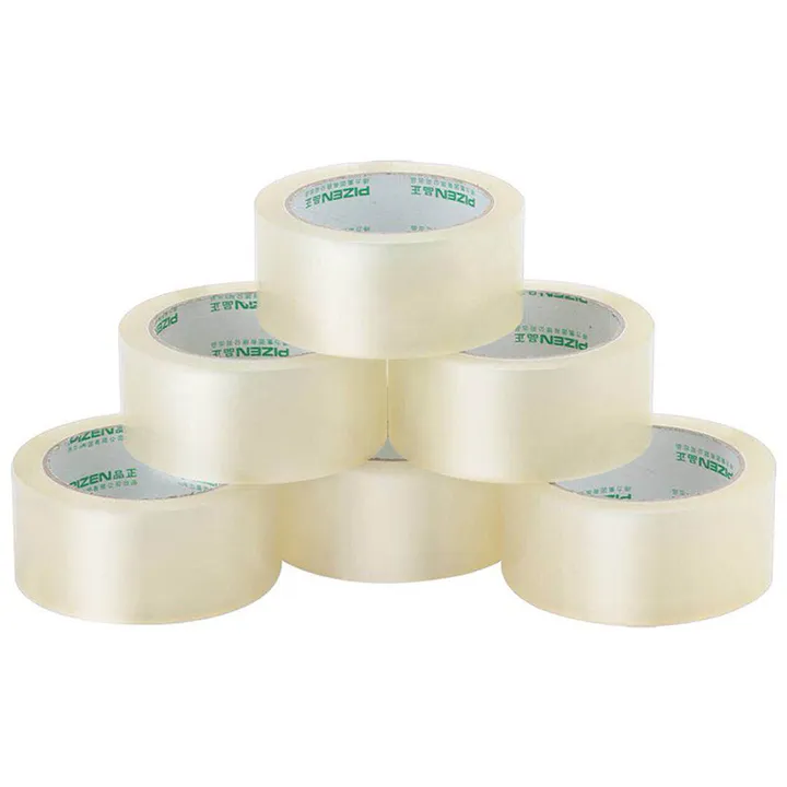 DELI/得力 封箱胶带 30922 尺寸：100y×55mm 包装数：6卷装 颜色：透明 单位:筒