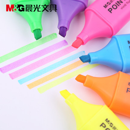 M&G/晨光 荧光笔 MG2150G 颜色：黄色 单位:支