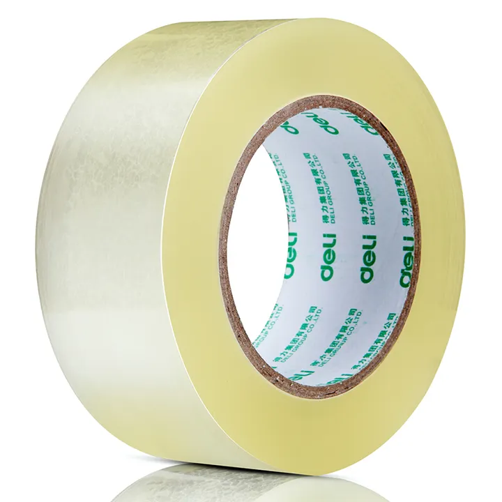 DELI/得力 普透封箱胶带 30282 尺寸：60y×55mm 包装数：6卷装 颜色：透明 单位:筒