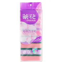 CHAHUA/茶花 海绵百洁布 B0001P 特惠8片装 11*7*3.3cm 单位:袋