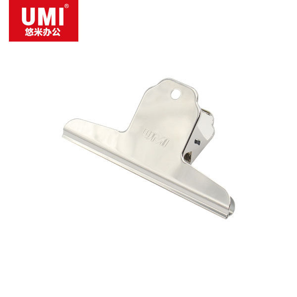 UMI/悠米 山形铁票夹 B09402S 2# 102mm 银 单位:袋