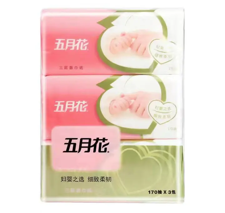 MAYFLOWER/五月花 抽纸 A1971B0 3层*170抽/包*3包/组 单位:箱