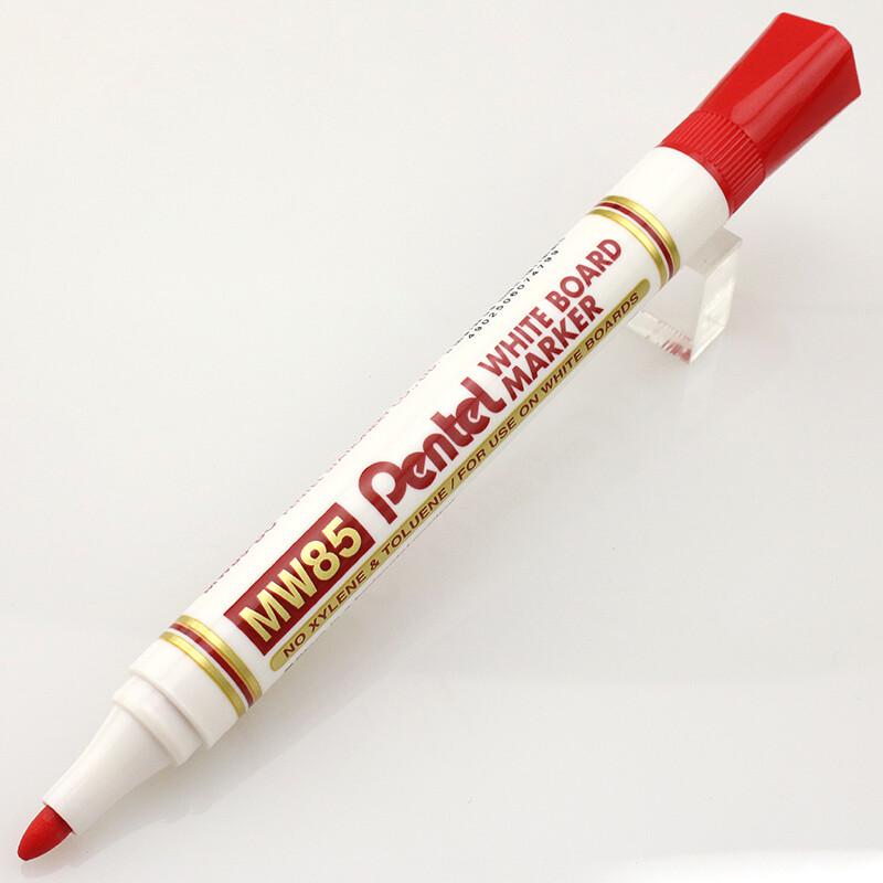 PENTEL/派通 白板笔 MW-85 颜色：红色 单位:支
