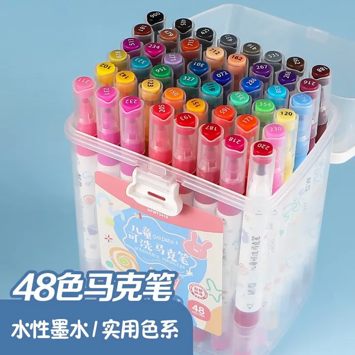 M&G/晨光 儿童可洗马克笔 APMT3410 48色 单位:套