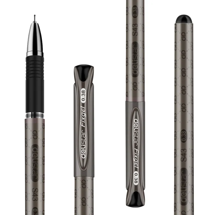 DELI/得力 中性笔 S43 颜色：黑色 规格：0.38mm 单位:支