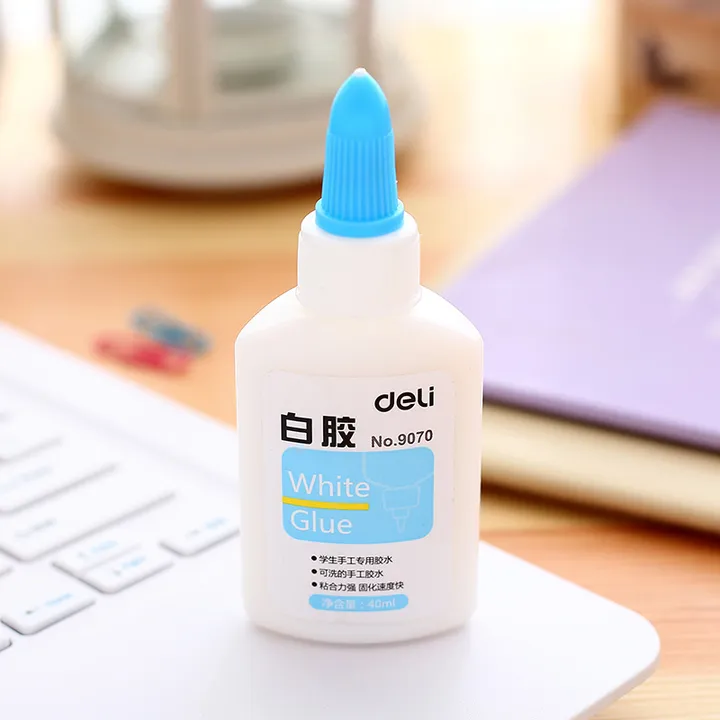 DELI/得力 手工白胶 9070 颜色：混色 容量：40ml 单位:瓶
