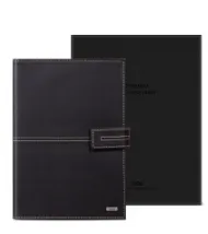 DELI/得力 高级活页记事本 3158 规格：25K 颜色：咖啡色 页数：97页 单位:本