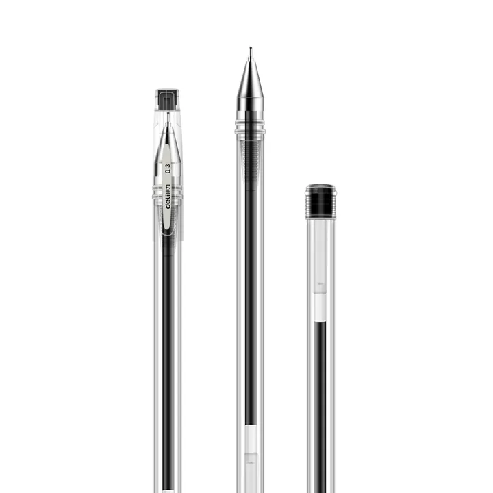 DELI/得力 中性笔 S40 颜色：黑色 规格：0.3mm 单位:支