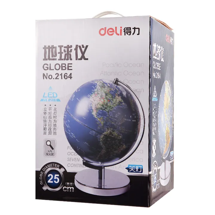 DELI/得力 地球仪 2164 颜色：蓝色 单位:只