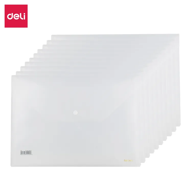 DELI/得力 文件袋 5501A A4 透明 单位:个