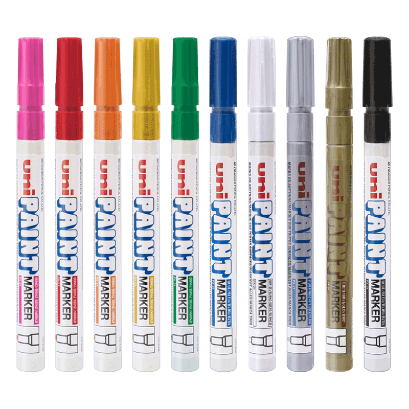 UNI/三菱 油漆笔 PX-21 红细字0.8-1.2mm 单位:支