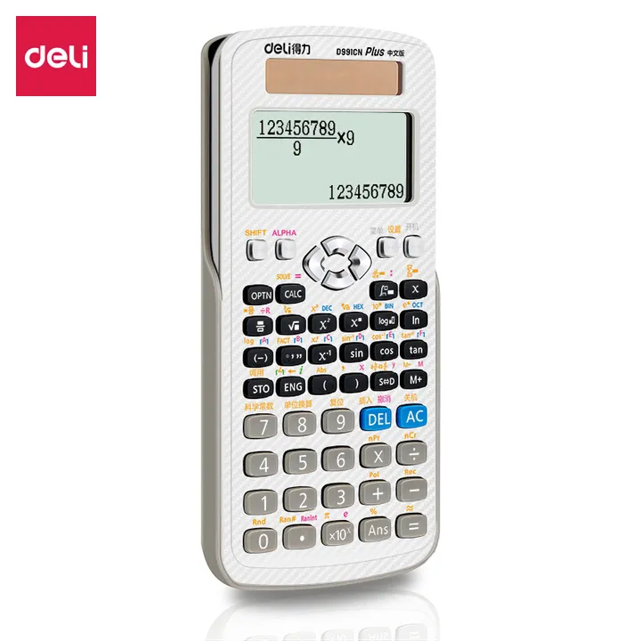DELI/得力 函数计算器 D991CN 颜色：黑色 单位:台