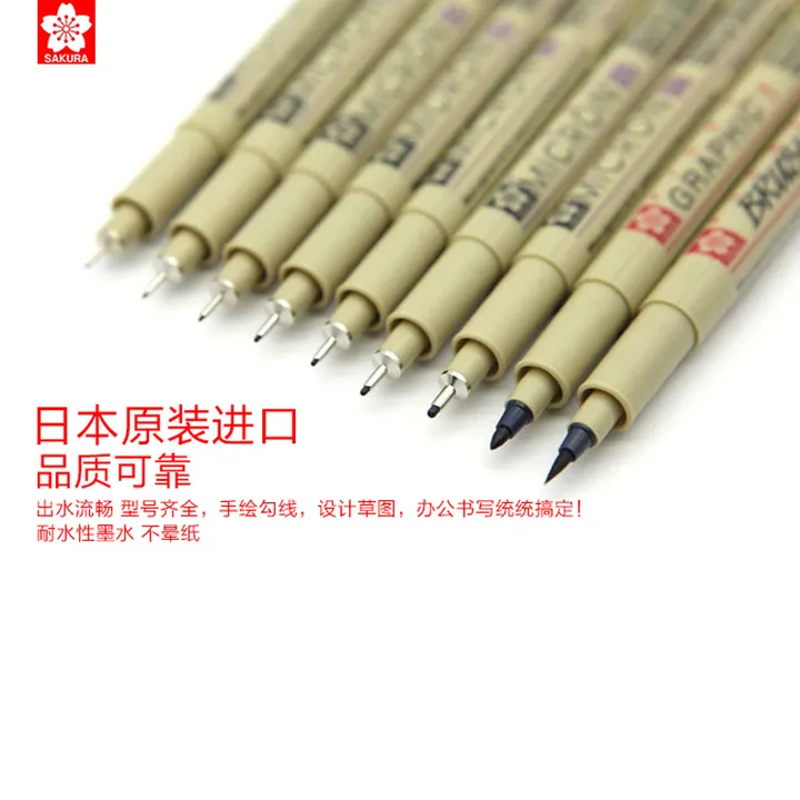 SAKURA/樱花 针管笔 XSDK01 #49(黑) 0.25mm 单位:支