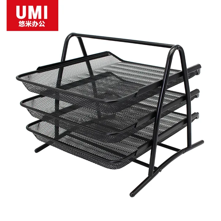 UMI/悠米 文件盘 B15001D 金属网络三层 黑 单位:个