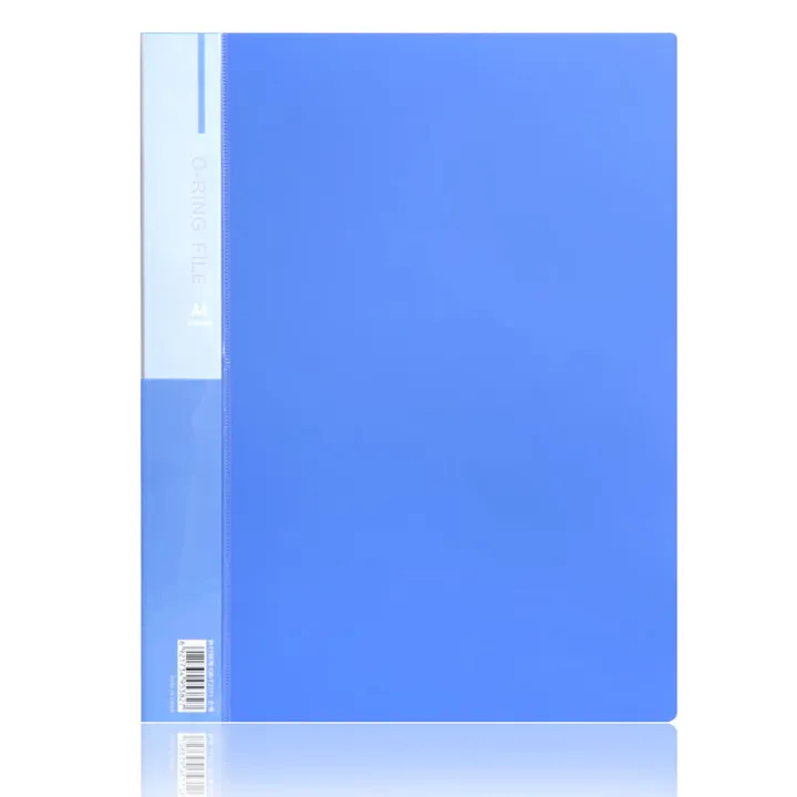 DELI/得力 2孔O型夹文件夹 5382 A4 背宽30mm 蓝色 单位:只