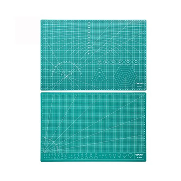 DELI/得力 切割垫板 78401 颜色：绿色 规格：3mm、A3 尺寸：455×305 单位:块