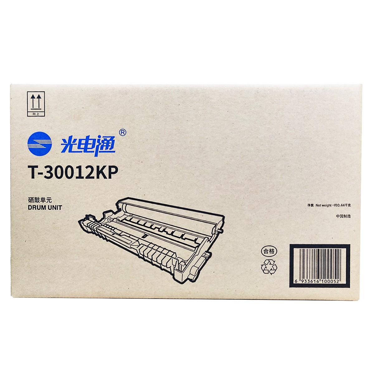 GDT/光电通 硒鼓 T-30012KP 黑色/不含墨粉/1.2万页 适用机型：OEP3010DN/OEP3012DN/OEP3015DN/MP3020DN/MP3025DN 单位:个