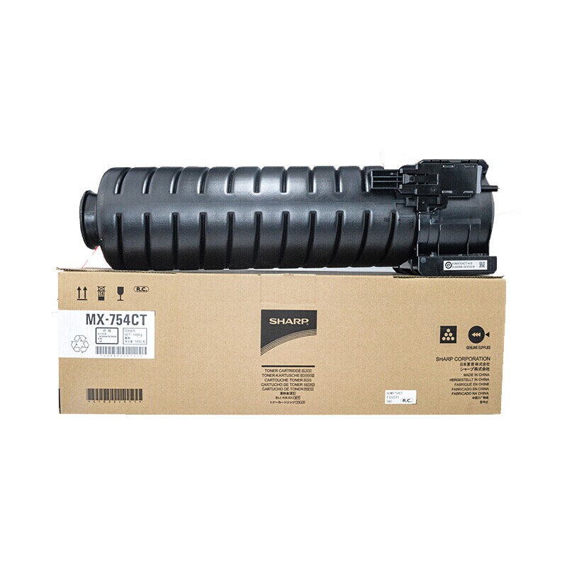 SHARP/夏普 墨粉盒 MX-754CT 黑色/8.3万页 单位:个