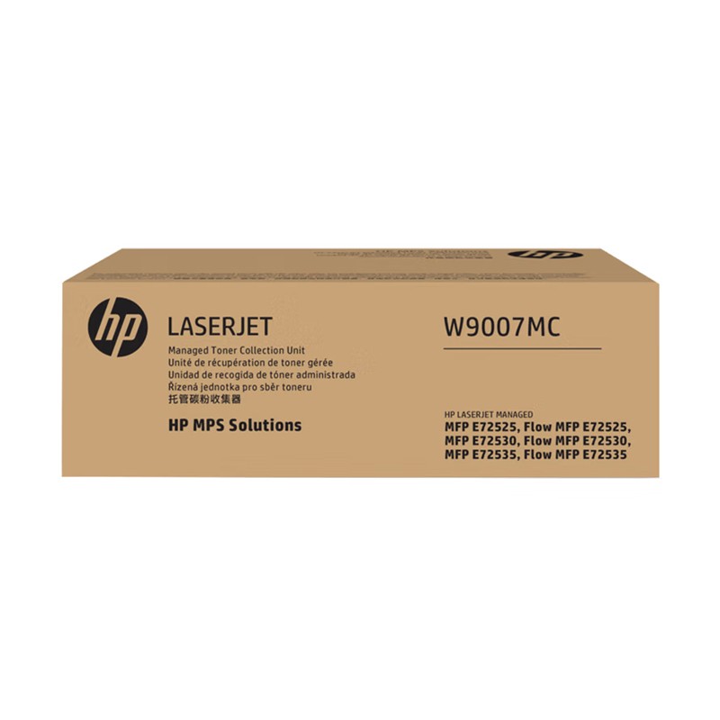HP/惠普 托管碳粉收集器 W9007MC 10万 适用机型：HP LaserJet Managed MFP E72525/E72530/E72535/E72425/E72430/HP LaserJet Managed Flow MFP E72525/E72530/E72535/HP LaserJet MFP M72625/M72630 单位:个