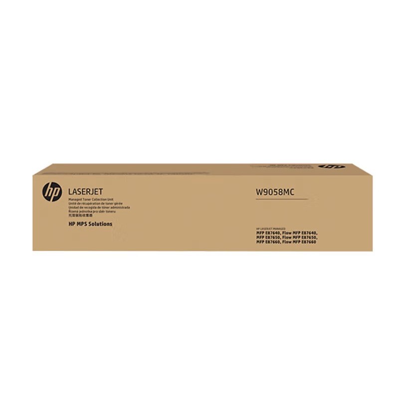 HP/惠普 托管碳粉收集器 W9058MC 7.1万页 适用机型：HP Color LaserJet Managed Flow MFP E87640dn/E87640z/E87650dn/E87650z/E87660dn/E87660z/HP Color LaserJet Managed MFP E87640dn/E87640z/E87650dn/E87650z/E87660dn/E87660z 单位:个