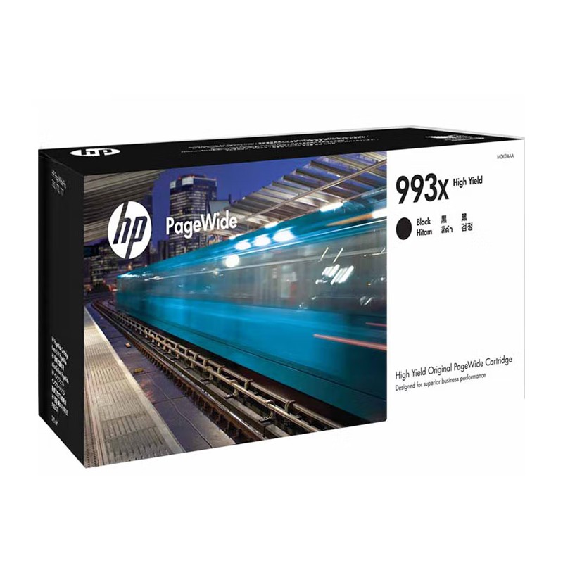 HP/惠普 993X墨盒 M0K04AA 黑色高容/20000页 适用机型：HP PageWide PRO SFP 750DW/HP PageWide Color MFP 774dn/779dn/779dns/HP PageWide Color 755dn/HP PageWide Pro MFP 772dw Printer/HP PageWide Pro MFP 772dn 单位:个