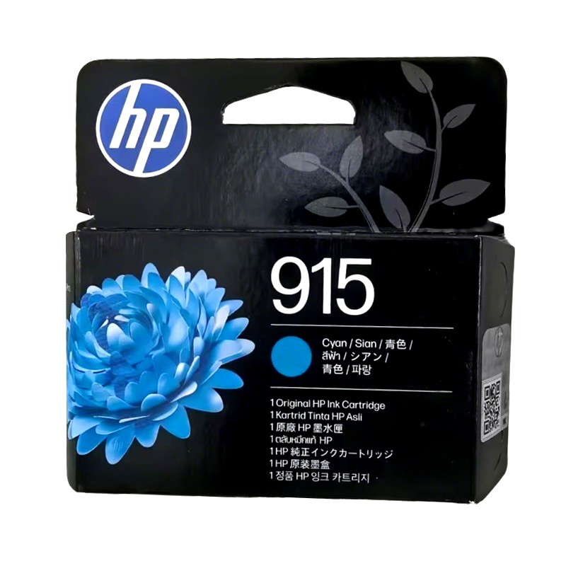 HP/惠普 915墨盒 3YM15AA 蓝色/青色/315页 适用机型：HP OfficeJet Pro 8020 All-in-One Printer/HP OfficeJet 8018 All-in-One Printer 单位:个