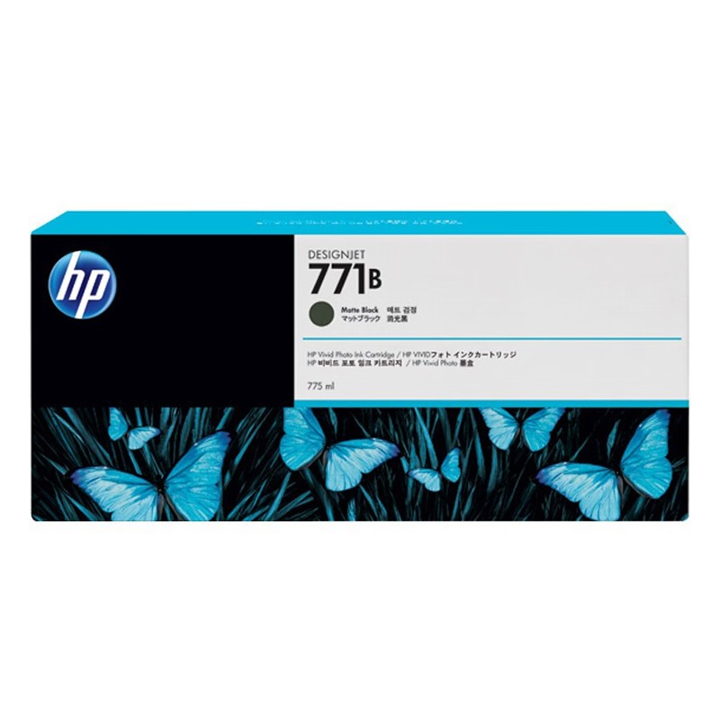 HP/惠普 771B墨盒 B6X99A 消光黑/775ml 适用机型：HP Designjet Z6200/Z6800/Z6810 单位:个
