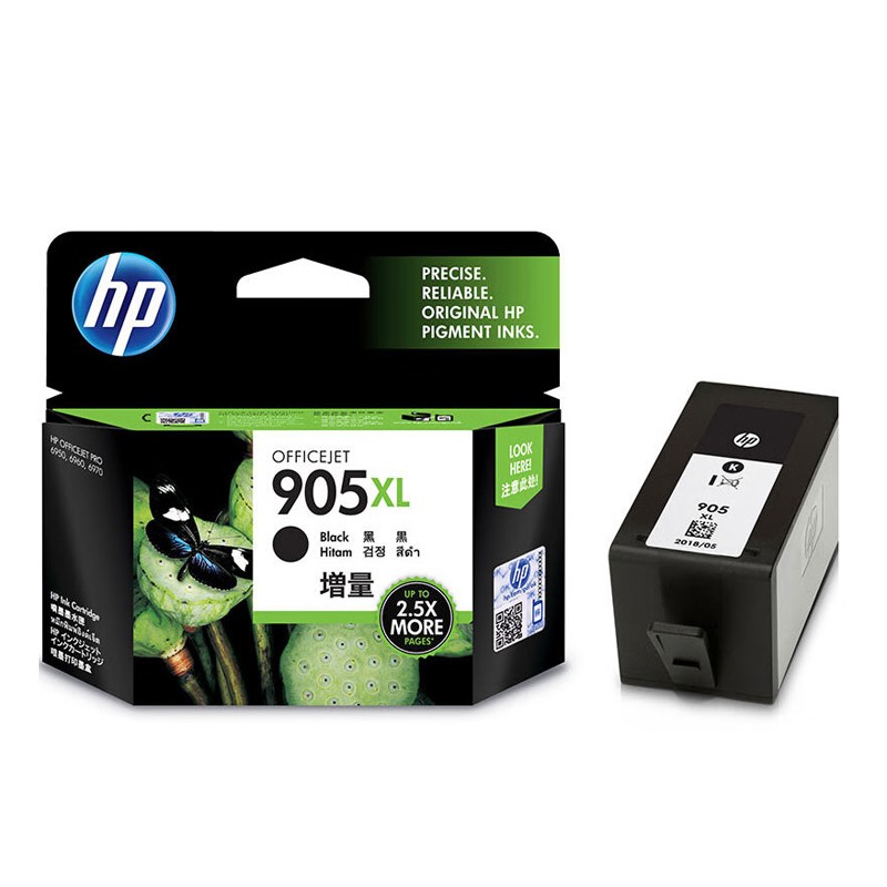HP/惠普 905XL墨盒 T6M17AA 黑色高容/825页 适用机型：HP OfficeJet Pro 6960 All-in-One Printer/HP OfficeJet Pro 6960 All-in-One Printer/HP OfficeJet Pro 6970 All-in-One Printer 单位:个