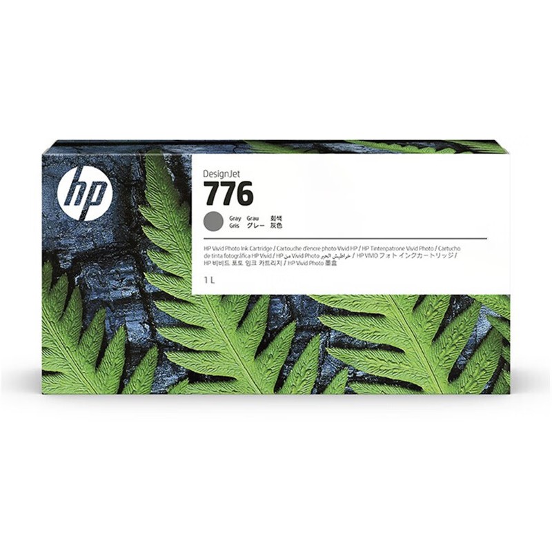 HP/惠普 776B号墨盒 1XB05A 灰色/1000ml 适用机型：HP Designjet Z9+pro 单位:个