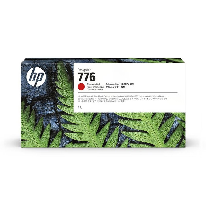 HP/惠普 776B号墨盒 1XB10A 亮红色/1000ml 适用机型：HP Designjet Z9+pro 单位:个