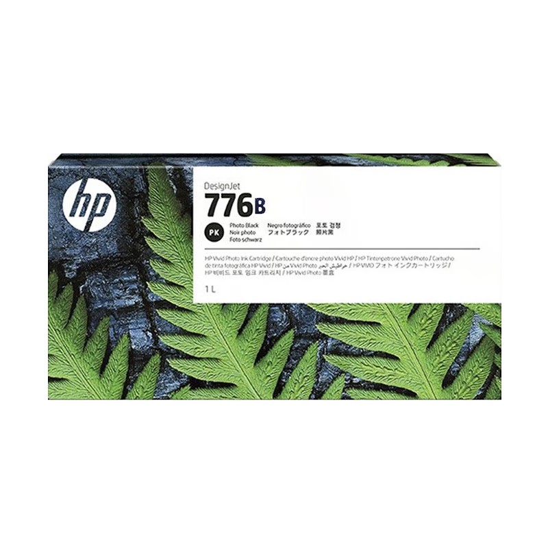 HP/惠普 776B号墨盒 1XB16A 照片黑/1000ml 适用机型：HP DesignJet Z9+pro 单位:个