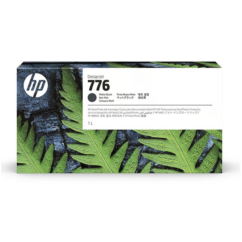 HP/惠普 776B号墨盒 1XB12A 粗面黑/1000ml 适用机型：HP Designjet Z9+pro 单位:个