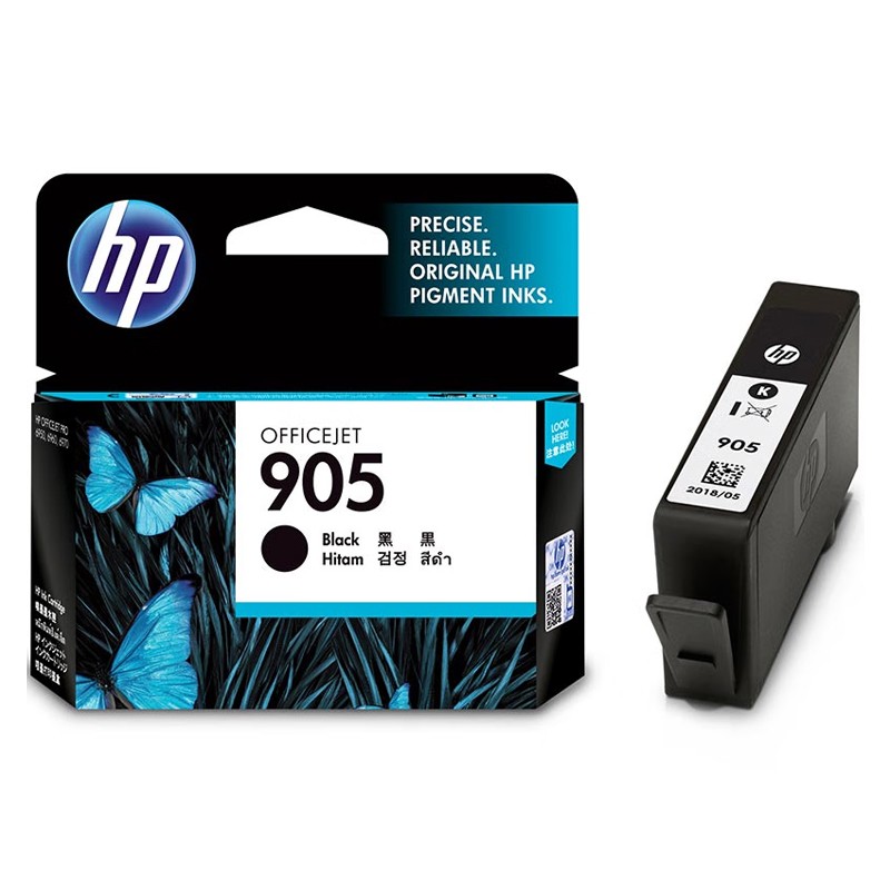 HP/惠普 905墨盒 T6M01AA 黑色/300页 适用机型：HP OfficeJet Pro 6960 All-in-One Printer/HP OfficeJet Pro 6970 All-in-One Printer 单位:个