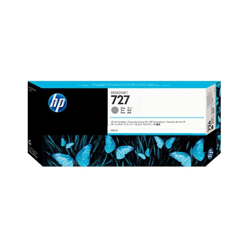 HP/惠普 727B墨盒 3WX21A/F9J80A 灰色/300ml 适用机型：T920/T1500/T2500/T930/T1530/T2530 单位:个