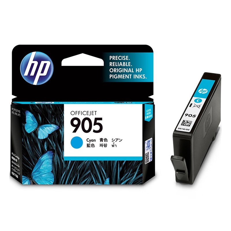 HP/惠普 905墨盒 T6L89AA 蓝色/青色/315页 适用机型：HP OfficeJet Pro 6960 All-in-One Printer/HP OfficeJet Pro 6970 All-in-One Printer 单位:个