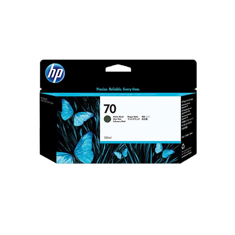 HP/惠普 70墨盒 C9448A 消光黑/130ml 适用机型：HP Designjet Z2100/Z5200/Z5400/Z3100/Z3200 单位:个