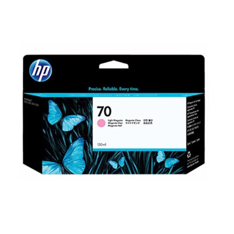 HP/惠普 70墨盒 C9455A 淡品红色/130ml 适用机型：HP Designjet Z2100/Z5200/Z5400/Z3100/Z3200 单位:个
