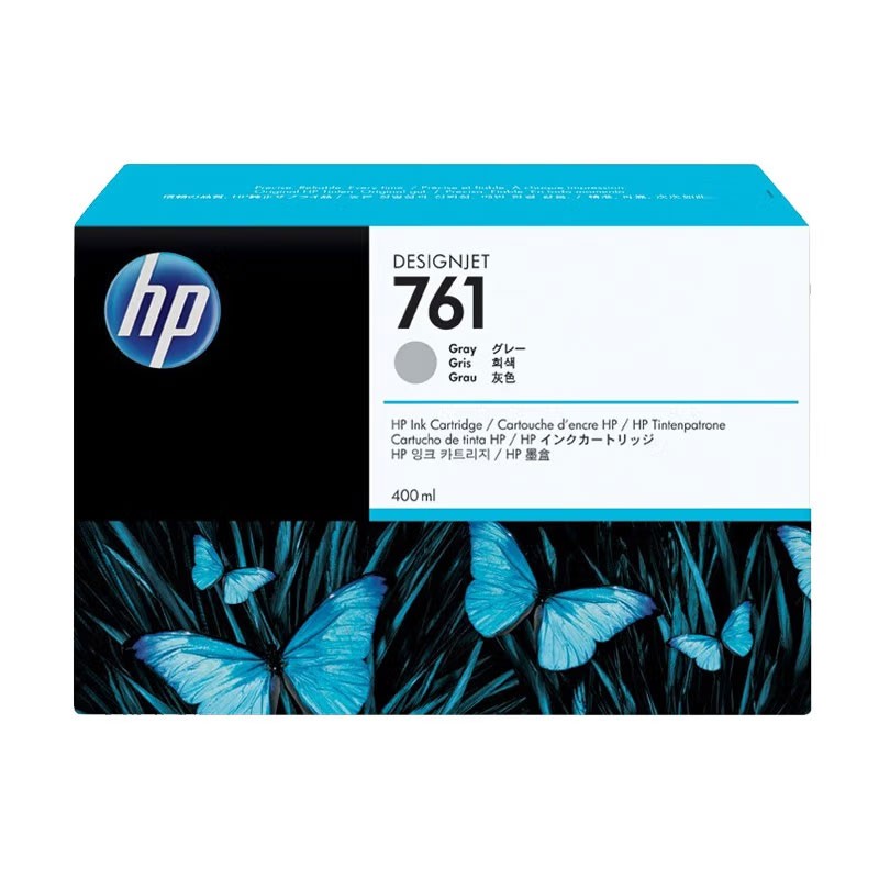 HP/惠普 761墨盒 CM995A 灰色/400ml 适用机型：HP Designjet  T7100/T7200 单位:个