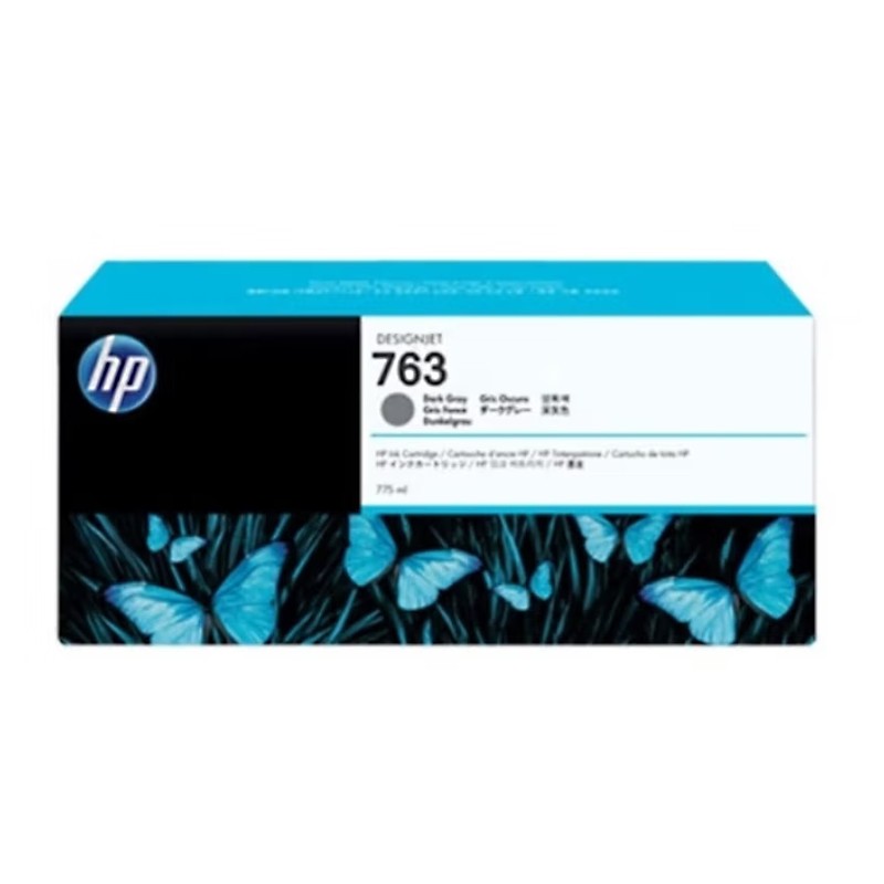 HP/惠普 763墨盒 CN073A 深灰色/775ml 适用机型：HP Designjet T7100/T7200 单位:个