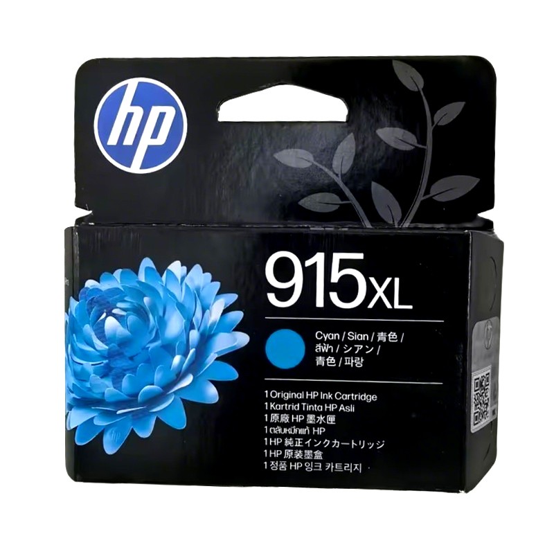 HP/惠普 915XL墨盒 3YM19AA 蓝色/青色高容/700页 适用机型：HP OfficeJet Pro 8020 All-in-One Printer/HP OfficeJet 8018 All-in-One Printer 单位:个